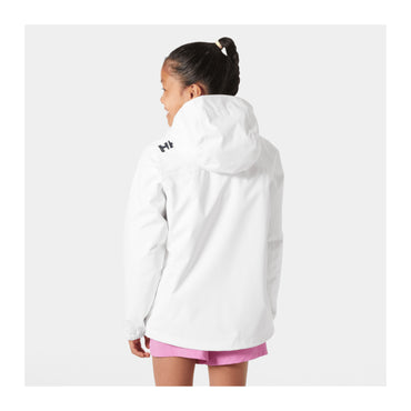 HH Junior Jr Crew Midlayer Jacket 2.0 – White – detail