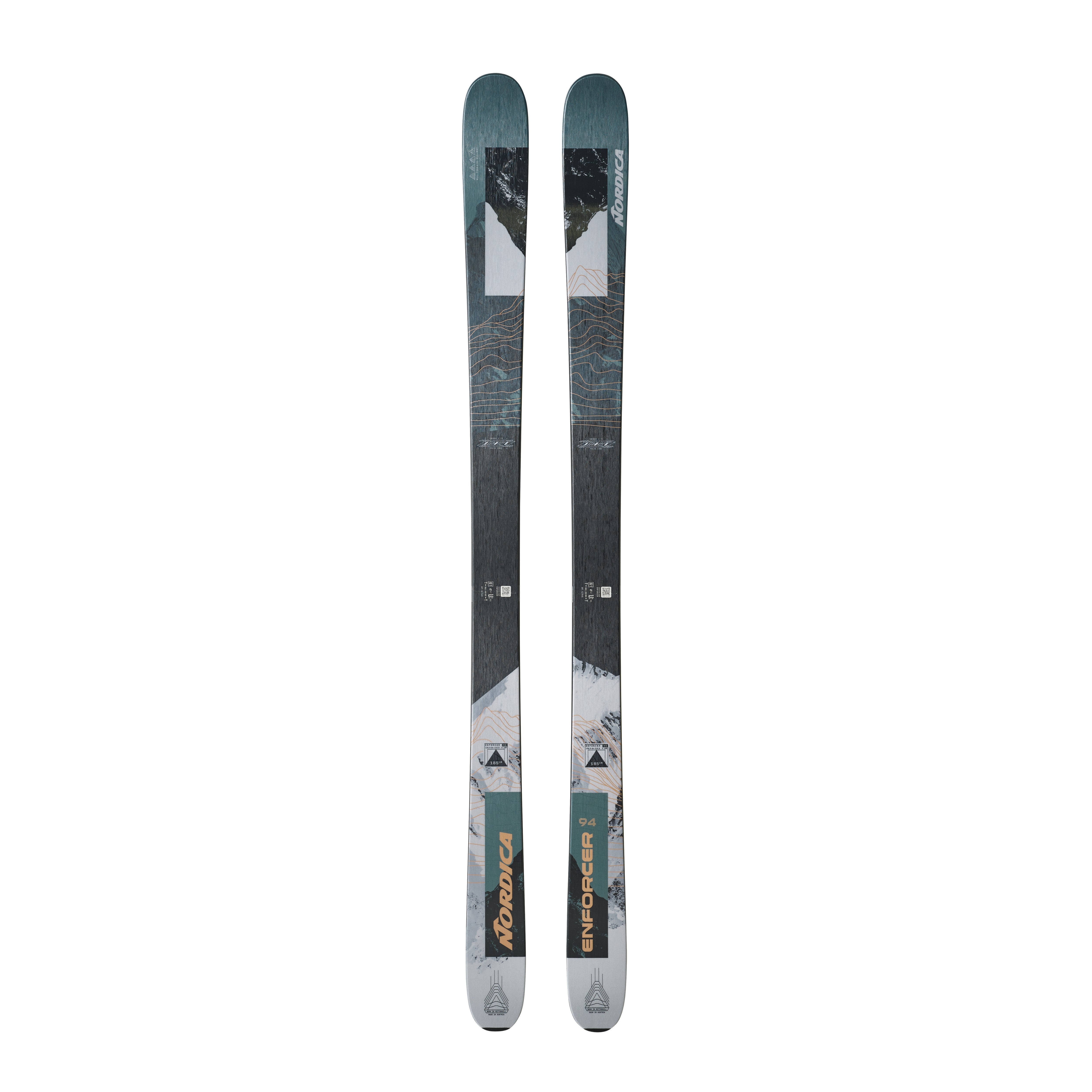Nordica Enforcer 94 26/27 all-mountain ski – topsheet