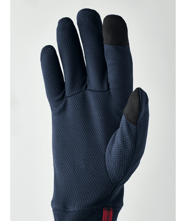 Hestra Touch Point Dry Wool ski glove, Navy colourway
