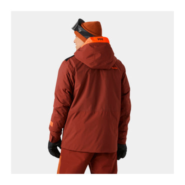 HH Men's Powdreamer 3.0 Jacket – Iron Oxide – detail