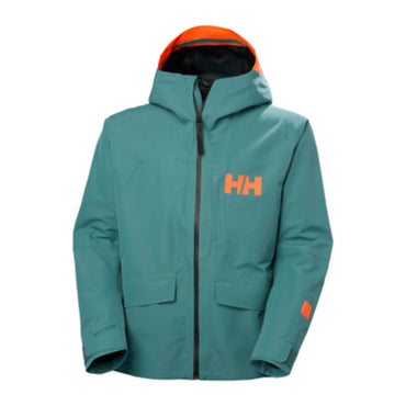 HH Men's Emiko Shell Jacket – Opal Green – detail