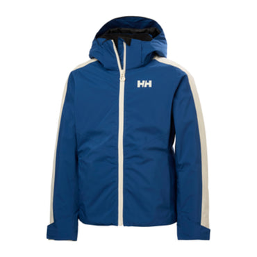 HH Girls' Jr Girl Snowbliss Jacket – Dark Blue – detail