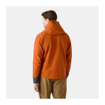 HH Men's Odin Pro Shield Jacket – Ginger Biscuit – detail