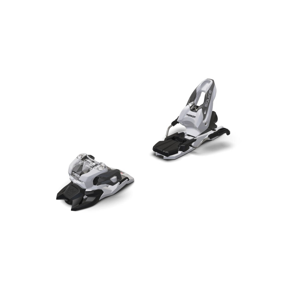 Marker Squire 10 Bindings 26/27 — White/Anthracite toe and heel