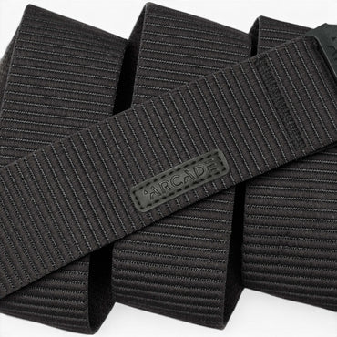 Arcade Carver Belt in Black — Arcade logo patch