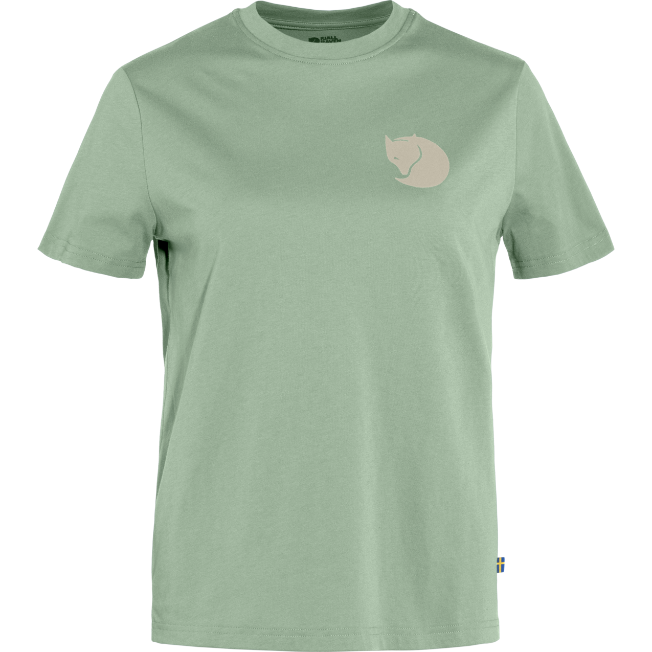 Fjällräven Fox Boxy Logo Tee W - Misty Green-674