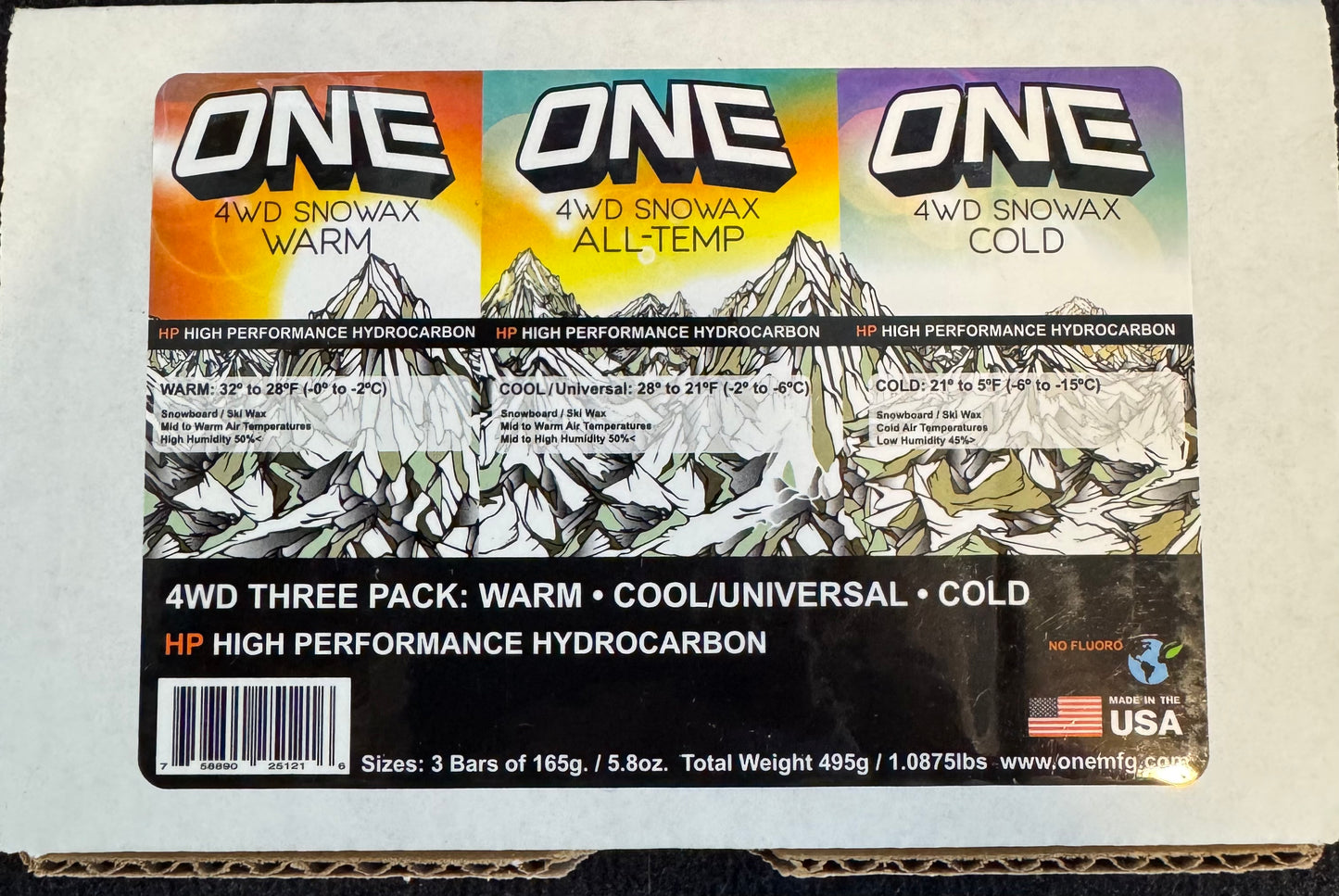 One Ball 4WD (495G) 3 Bars Warm/Cool/Cold