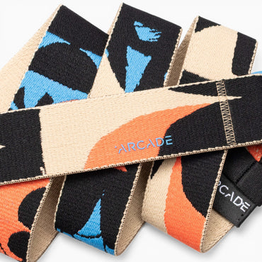 Arcade Inkstorm Slim Belt in Tide — Arcade logo patch