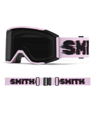 Smith Squad MAG Snow Goggle — Pink Frost Flex Glitch | ChromaPop Sun Black
