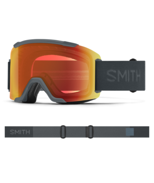 Smith Squad Snow Goggle — Slate | ChromaPop Everyday Red Mirror