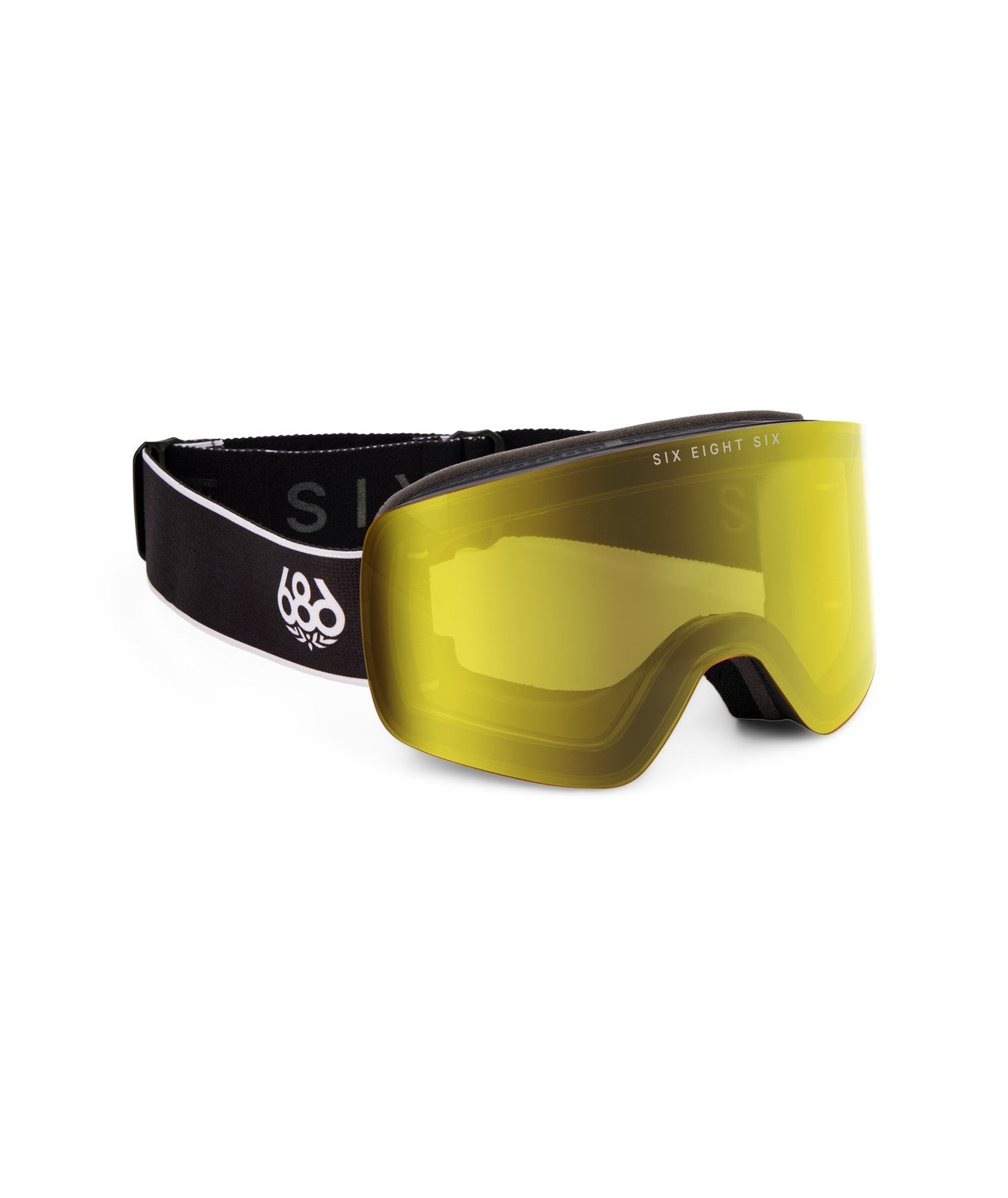 686 Foundation Goggle – Black + Amber (detail)