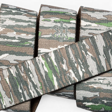 Arcade Realtree Camo Belt in Original — Arcade logo patch