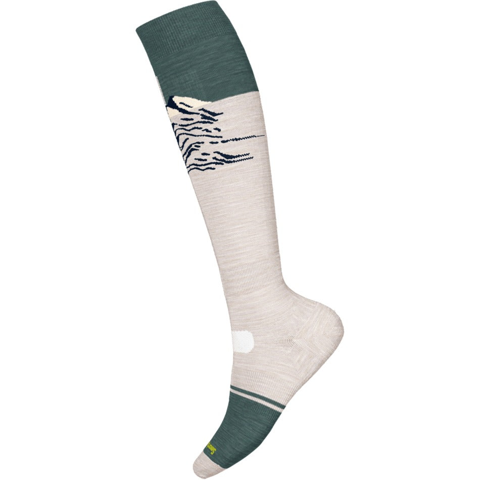 Smartwool Women's Snowboard Targeted Cushion Valley Sunset OTC Socks - Moonbeam