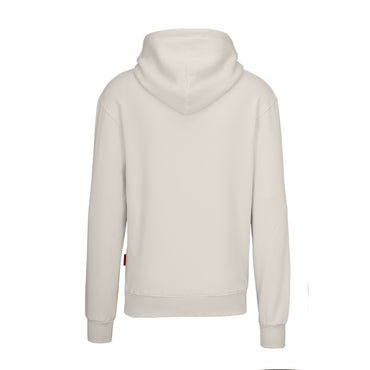 VAN DEER Essential Hoodie in off-white, back view