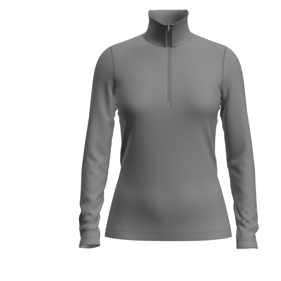 Icebreaker Women's Merino 260 Tech Long Sleeve Half Zip - Metro Heather