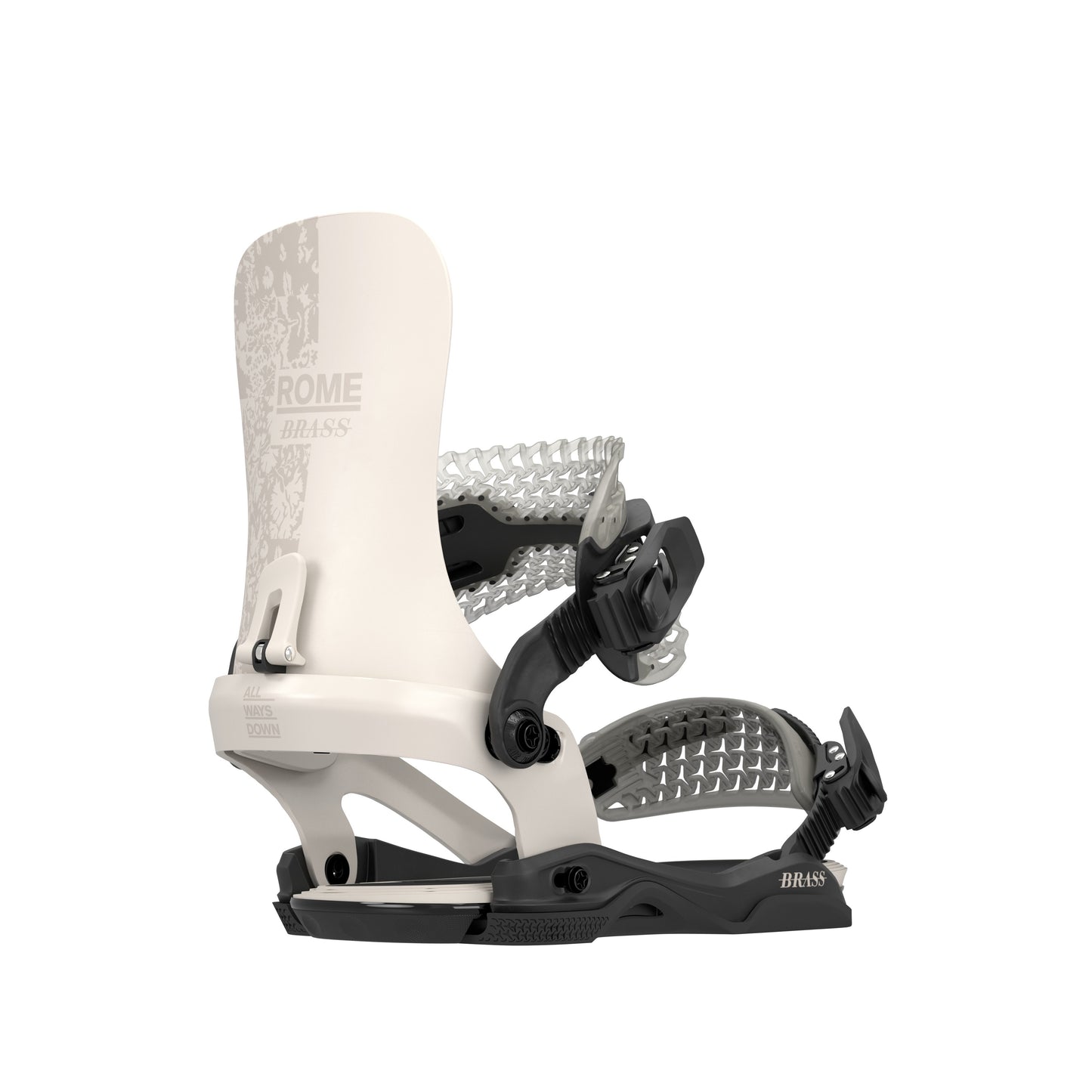 Rome Brass AW Snowboard Bindings 2026/2027 stone