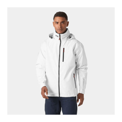 HH Men's Crew Hooded Midlayer Jacket 2 – White – detail