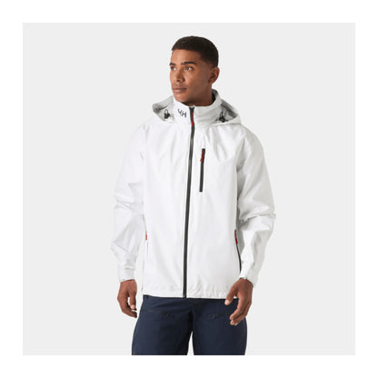 HH Men's Crew Hooded Jacket 2.0 – White – detail