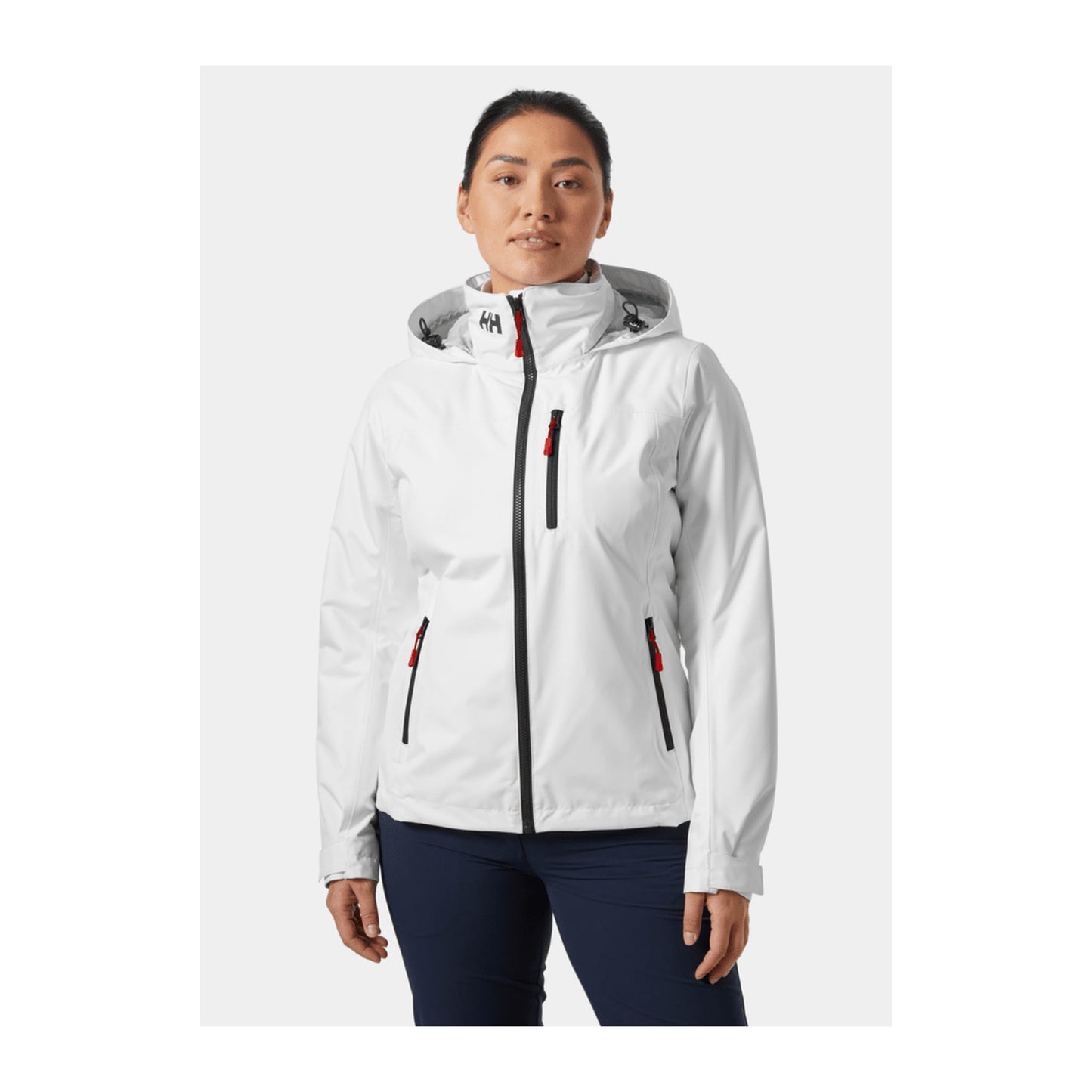 HH Women's W Crew Hooded Midl Jacket 2.0 – White – detail
