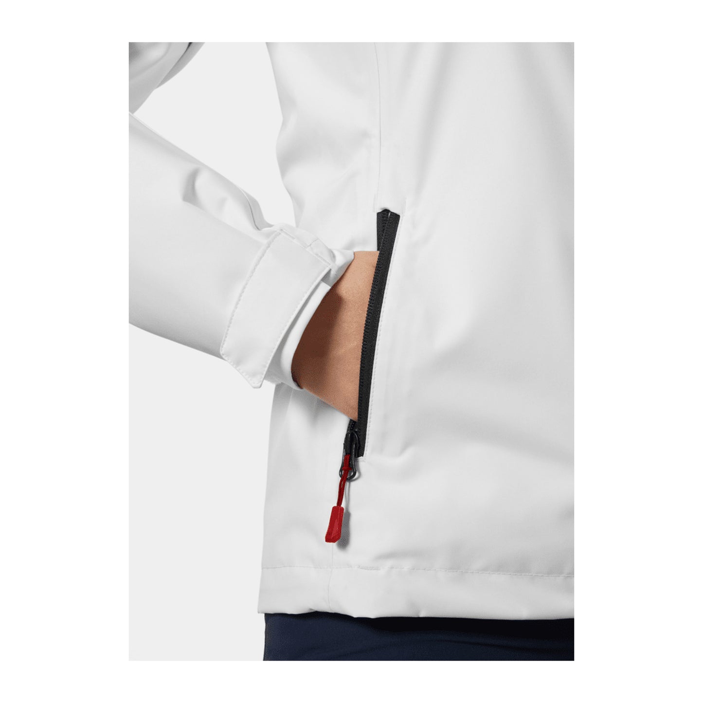 HH Women's W Crew Hooded Midl Jacket 2.0 – White – detail