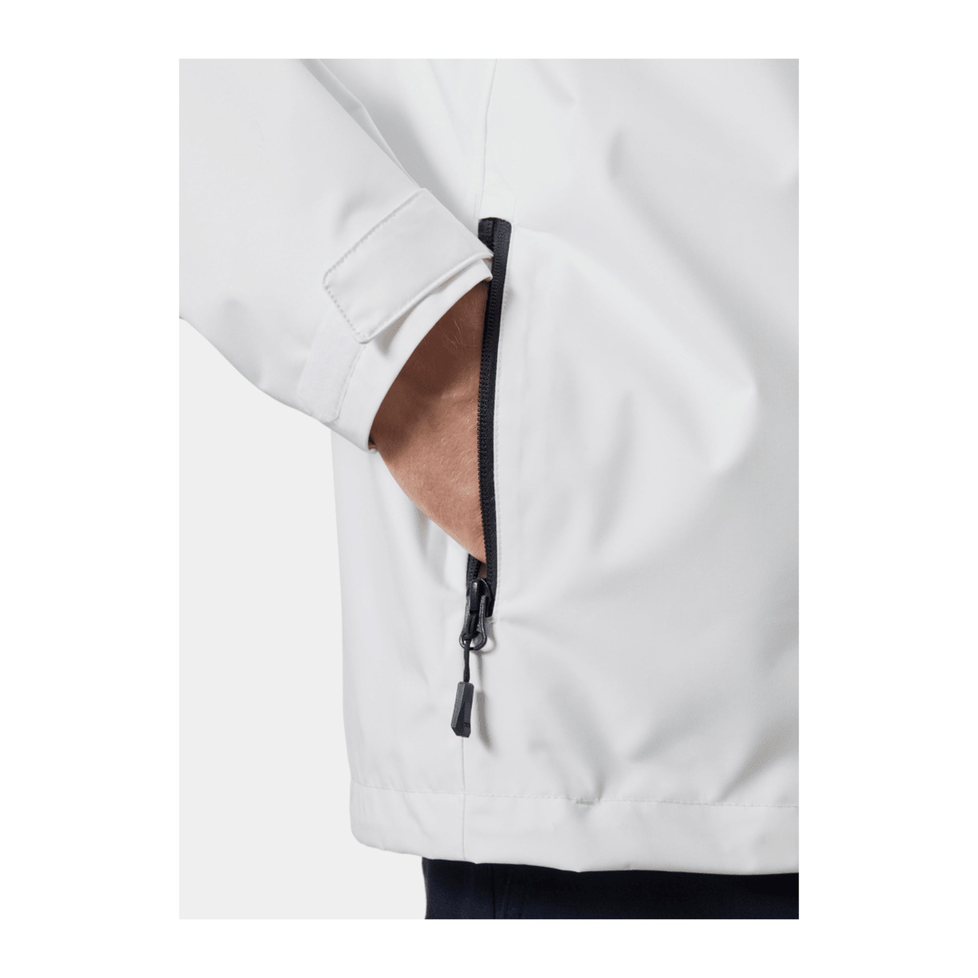 HH Men's Crew Jacket 2.0 – White – detail