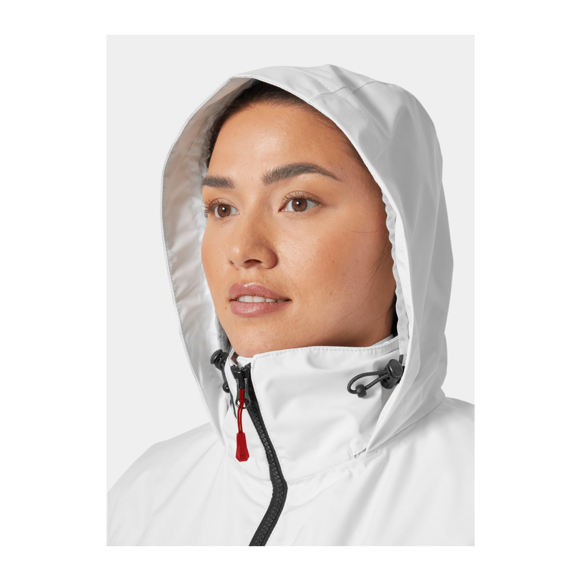 HH Women's W Crew Hooded Midl Jacket 2.0 – White – detail
