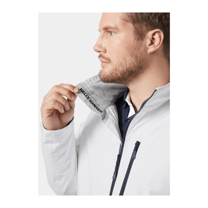 HH Men's Crew Midlayer Jacket 2 – White – detail