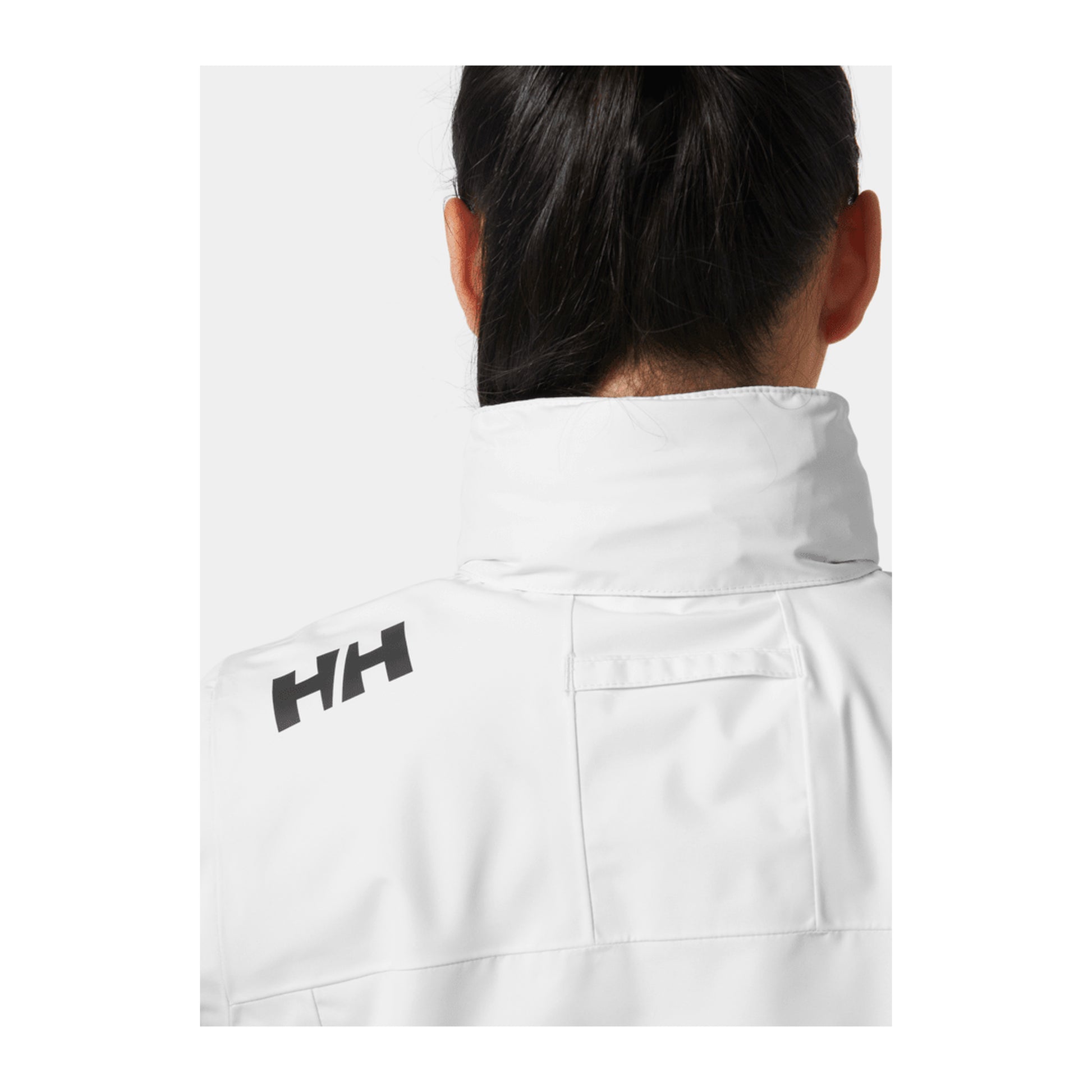 HH Women's W Crew Hooded Midl Jacket 2.0 – White – detail