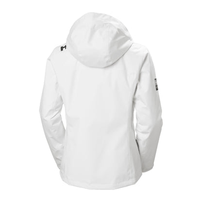 HH Women's W Crew Hooded Midl Jacket 2.0 – White – back