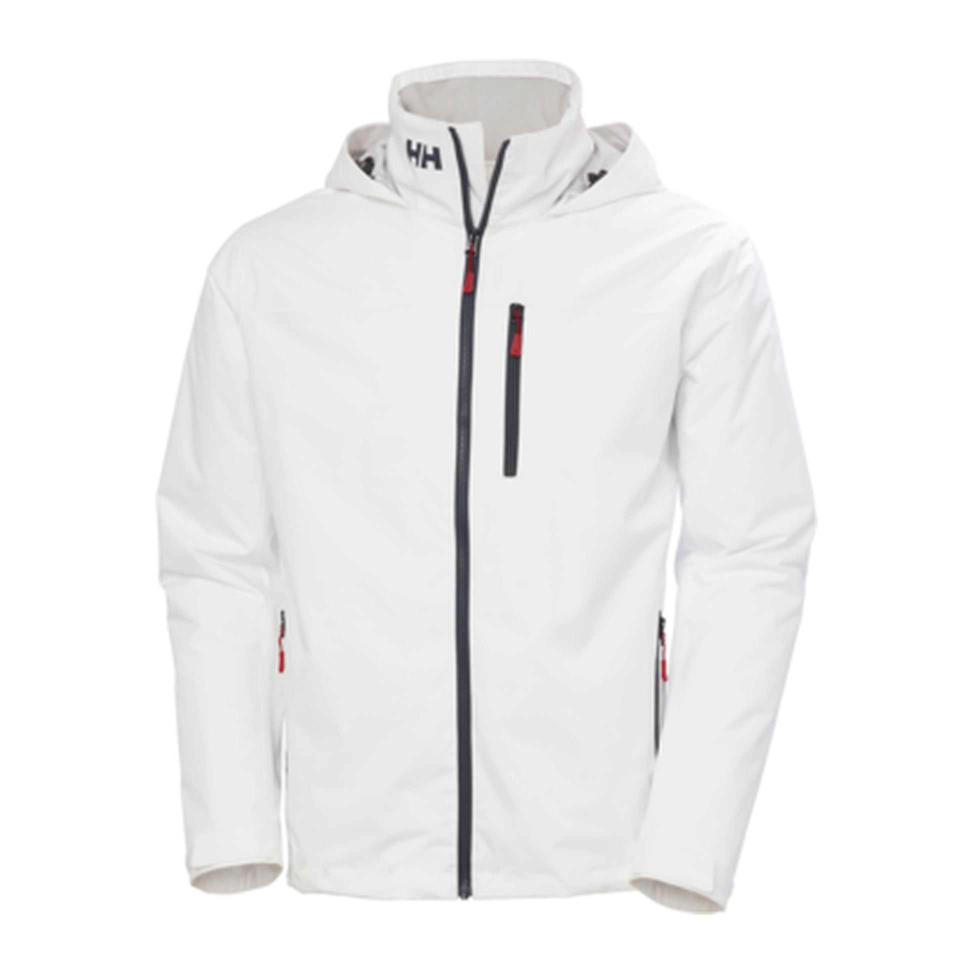 HH Men's Crew Hooded Midlayer Jacket 2 – White – detail