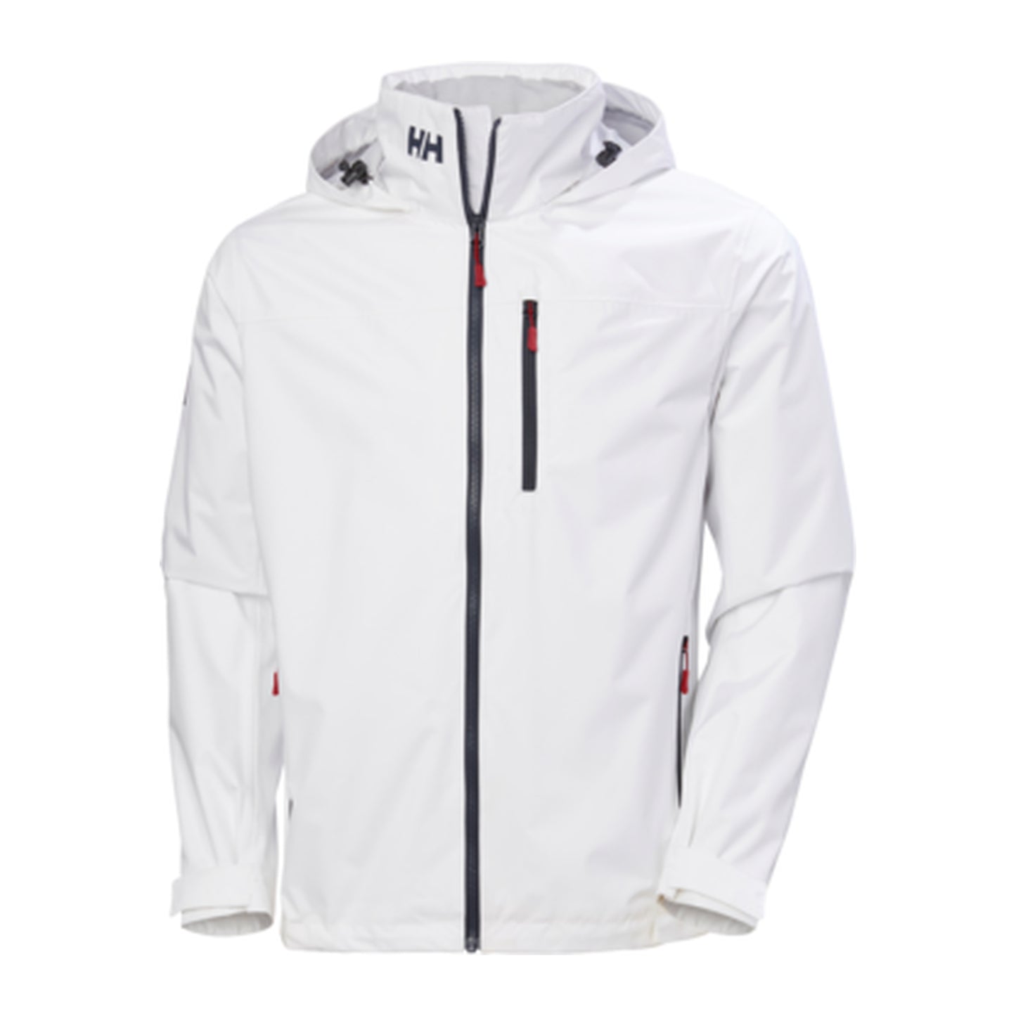 HH Men's Crew Hooded Jacket 2.0 – White – detail
