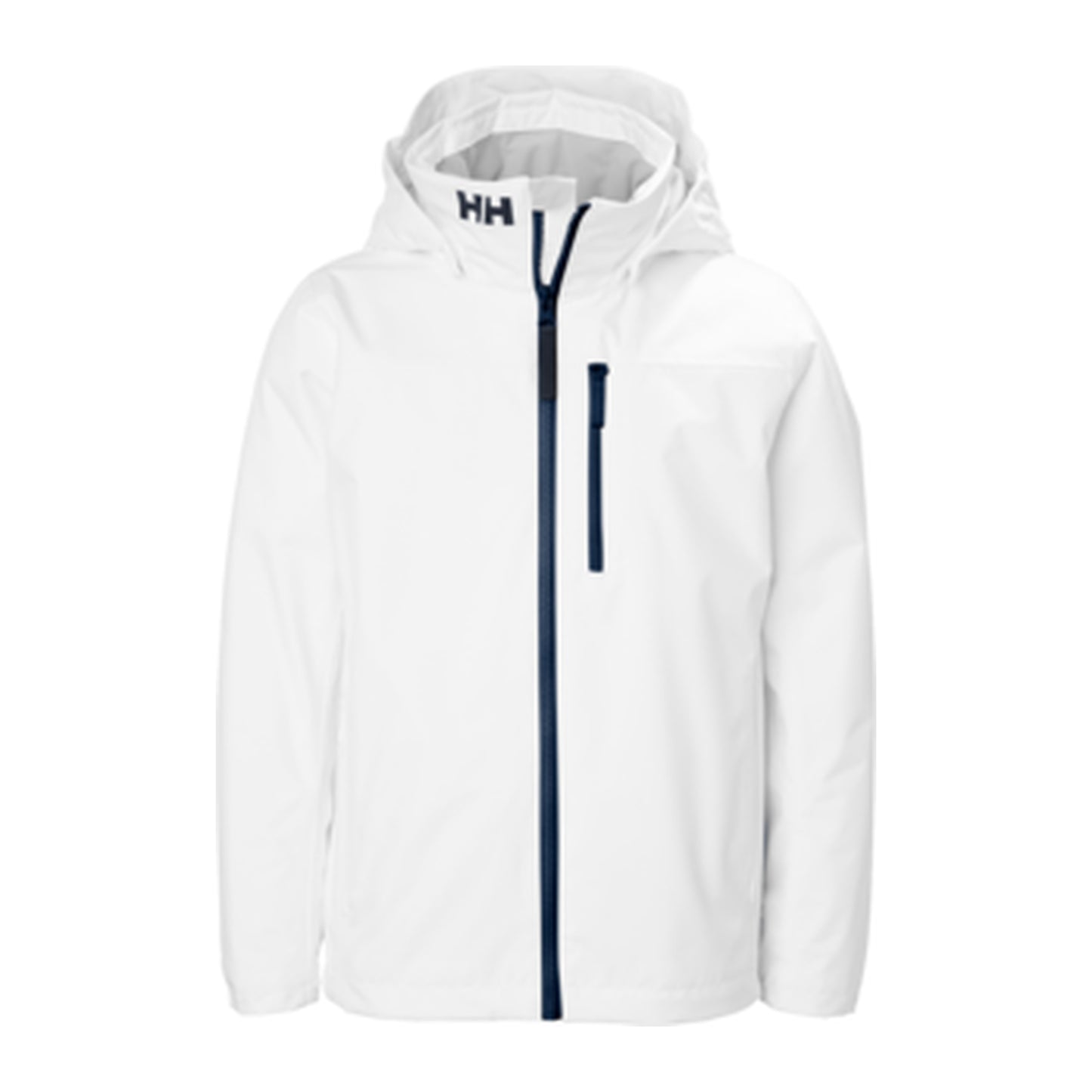 HH Junior Jr Crew Midlayer Jacket 2.0 – White – detail