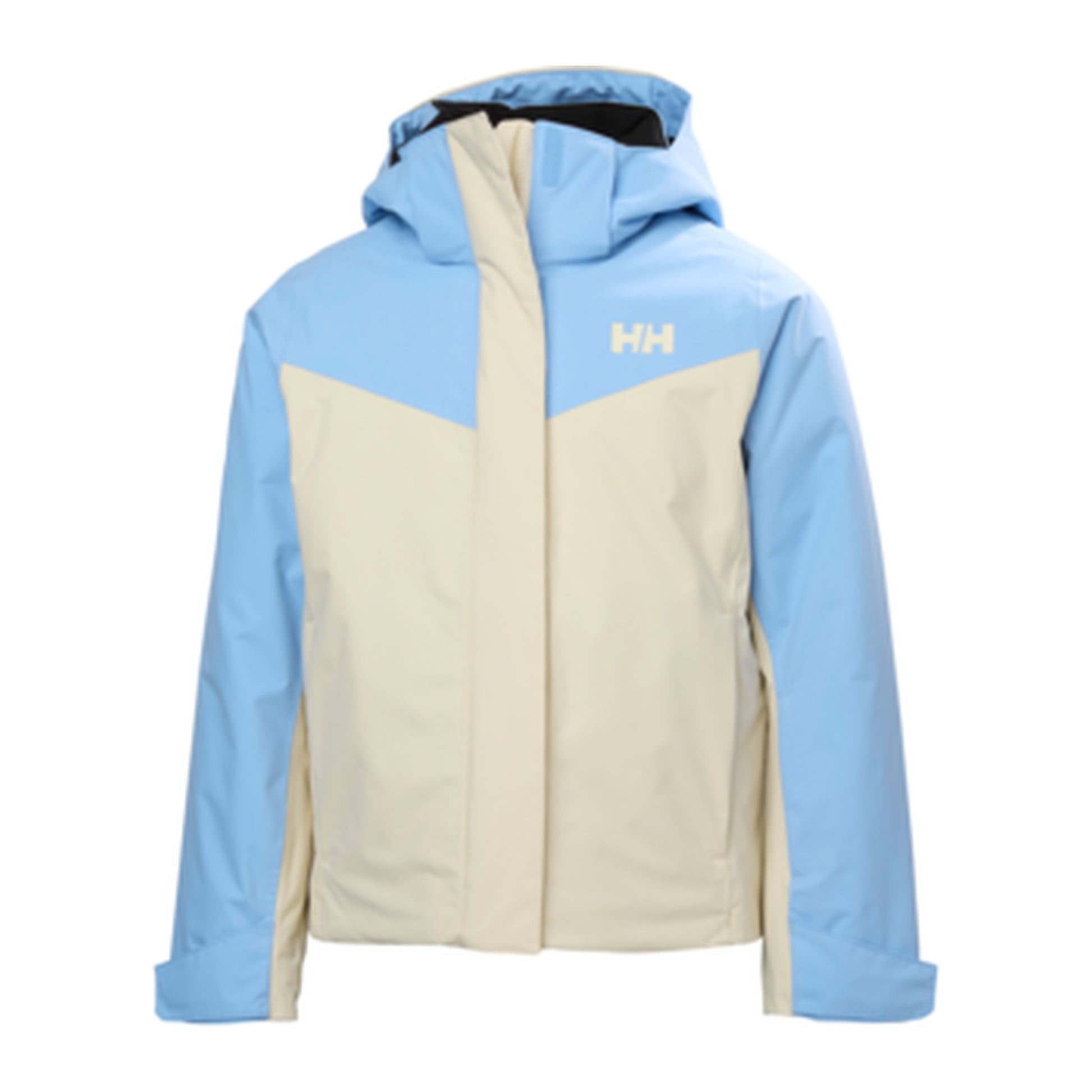 HH Girls' Jr Girl Icelily Jacket – Cream – detail