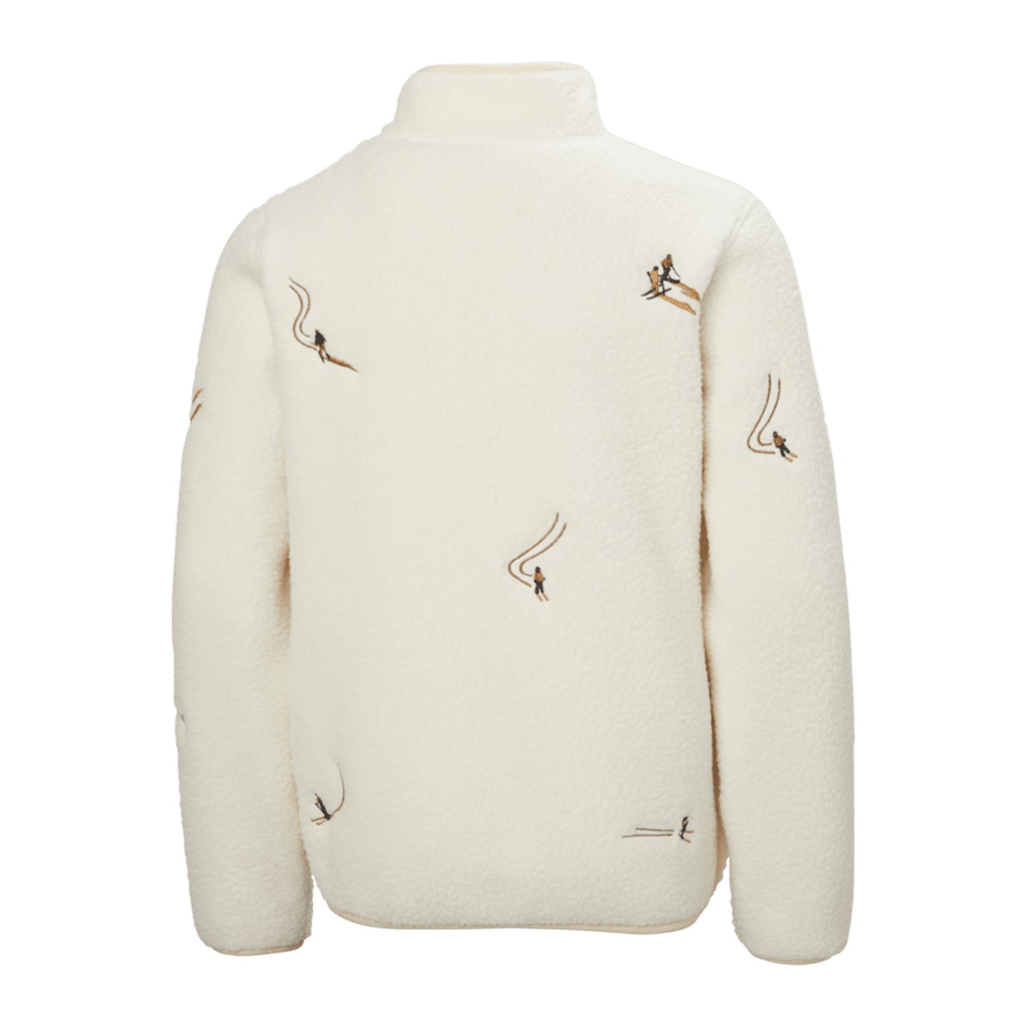 HH Junior Jr Frosty Pile Jacket – Cream Emb – back