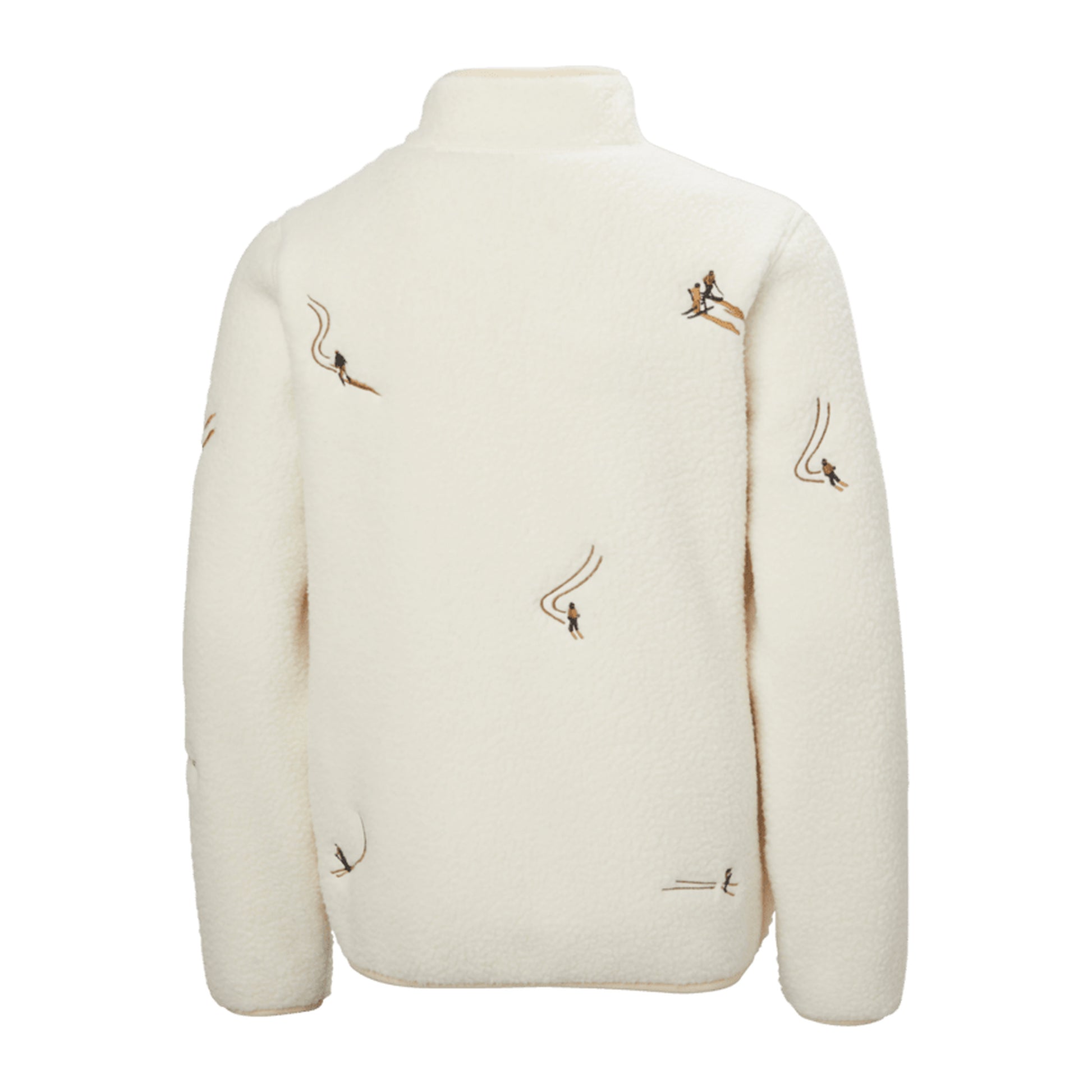 HH Junior Jr Frosty Pile Jacket – Cream Emb – back