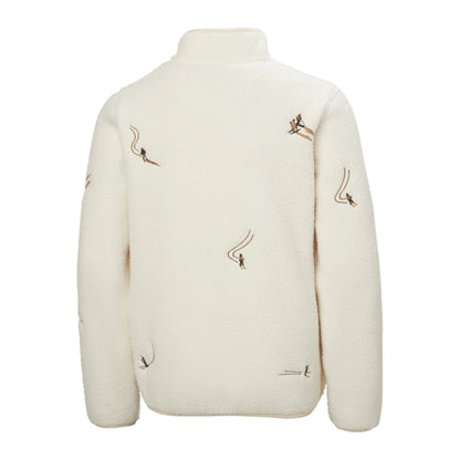 HH Junior Jr Frosty Pile Jacket – Cream Emb – back