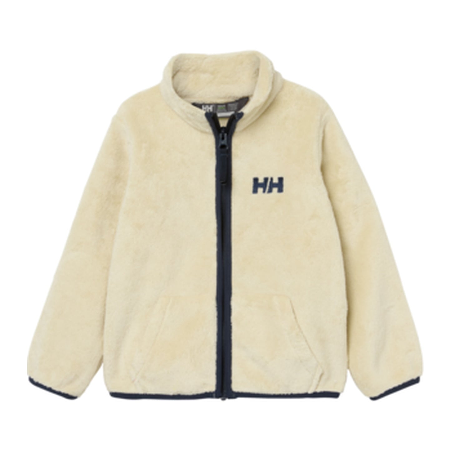 HH Kids' K Chill Fleece Jacket – Cream – detail