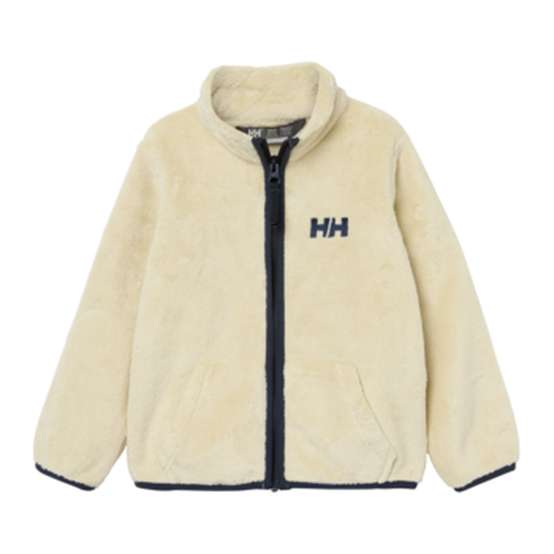 HH Kids' K Chill Fleece Jacket – Cream – detail