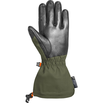 Reusch Duality R-WOOL Glove - Reusch Duality R-WOOL Glove - Burnt Olive/Shocking Orange/Black - palm
