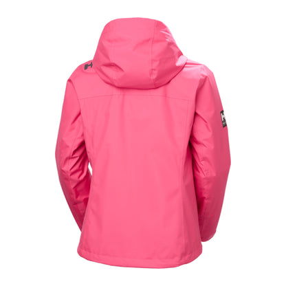 HH Women's W Crew Hooded Midl Jacket 2.0 – Hot Pink – back
