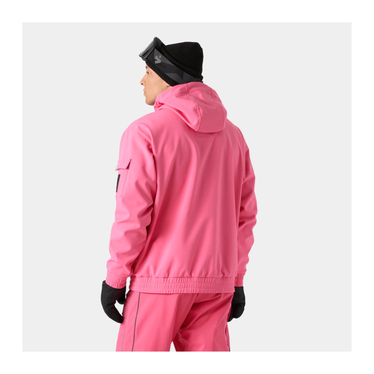 HH Ullr D Ridable Hoodie – Hot Pink – detail