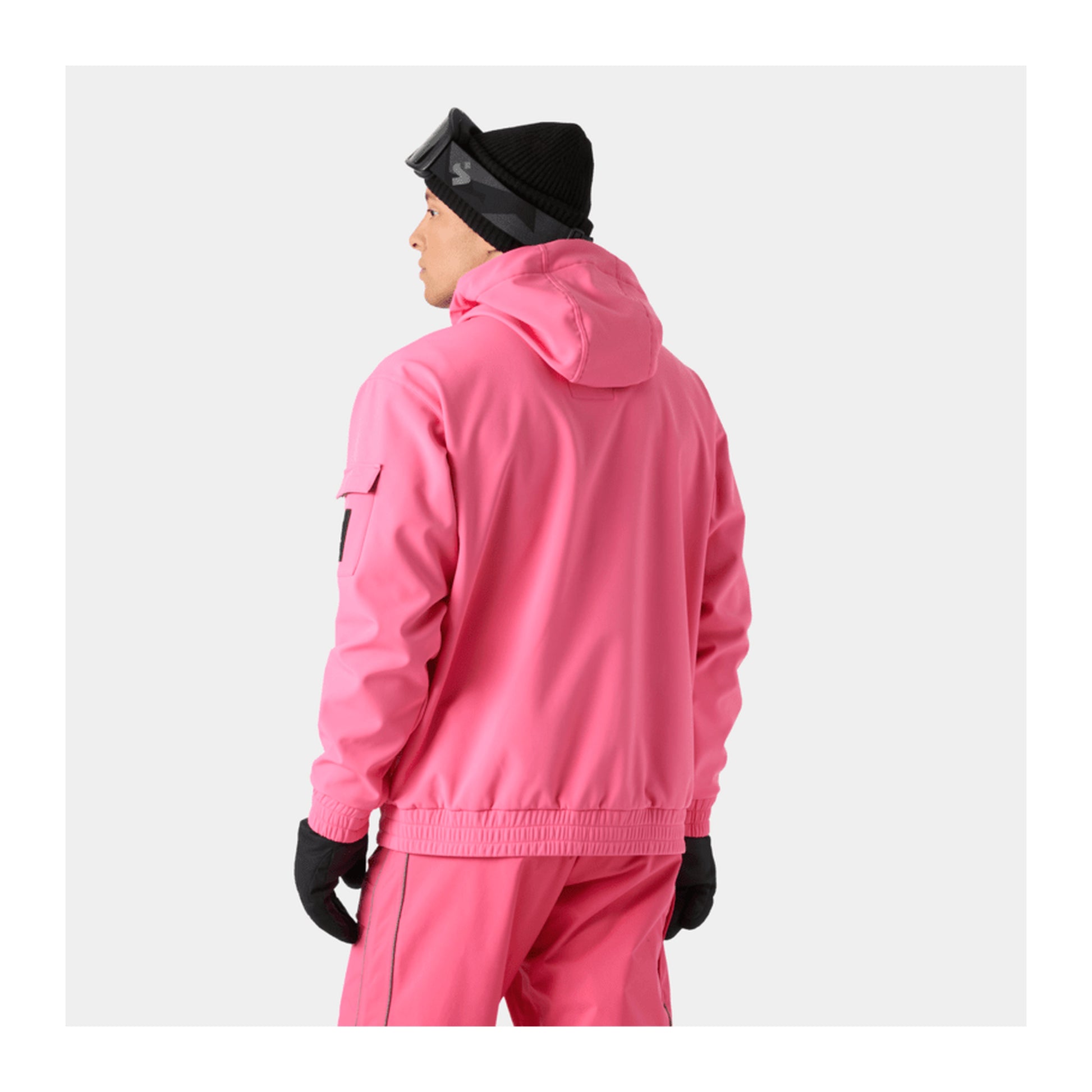 HH Ullr D Ridable Hoodie – Hot Pink – detail