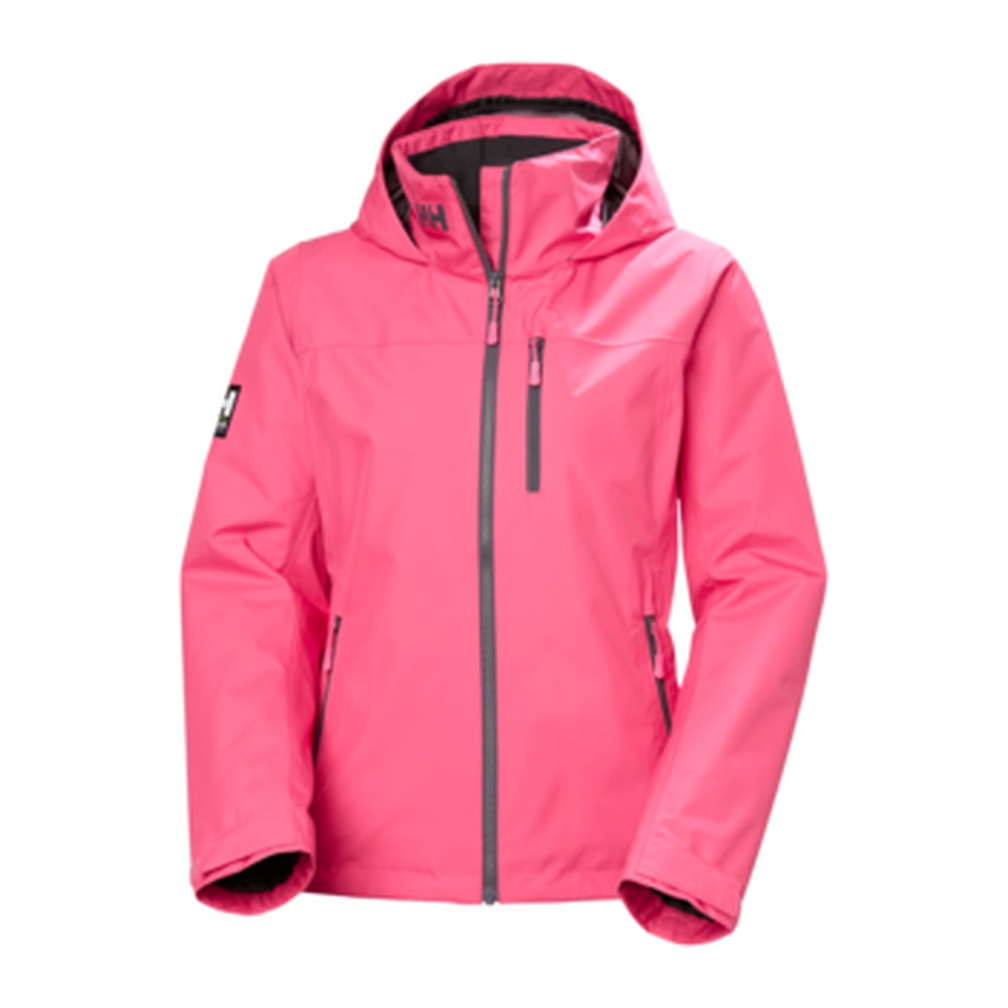 HH Women's W Crew Hooded Midl Jacket 2.0 – Hot Pink – detail