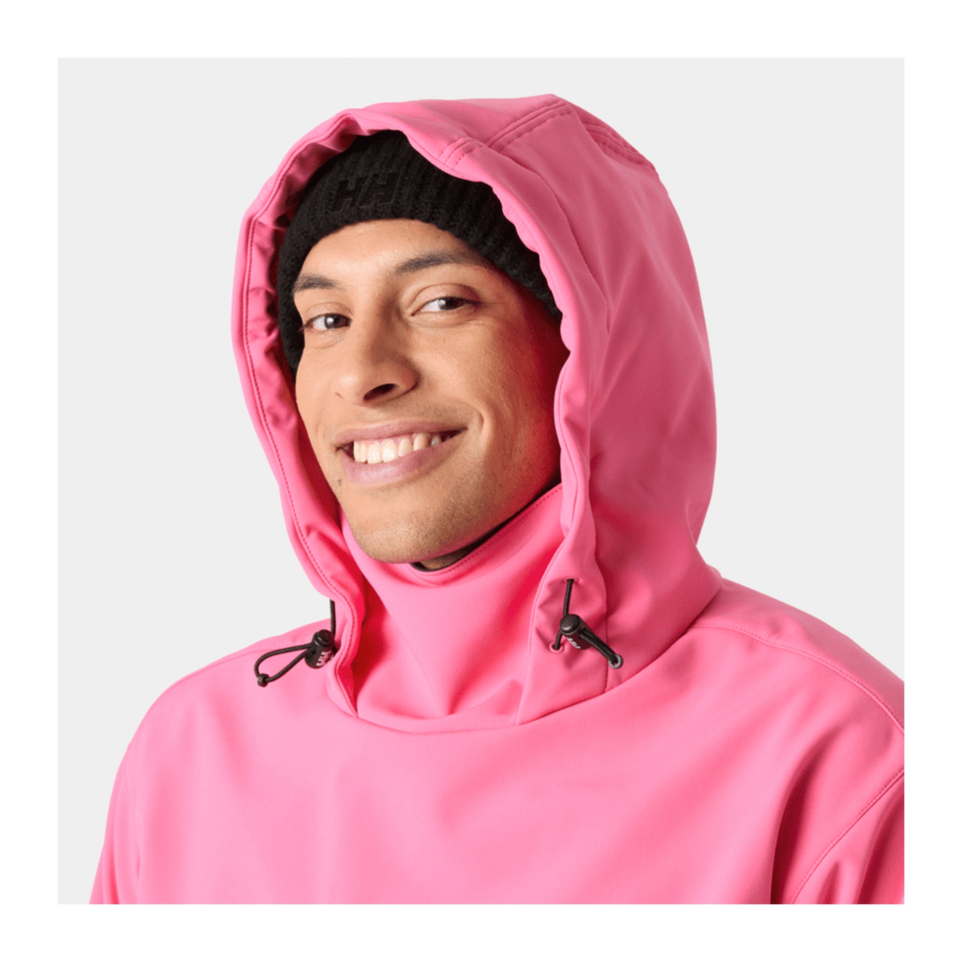 HH Ullr D Ridable Hoodie – Hot Pink – detail