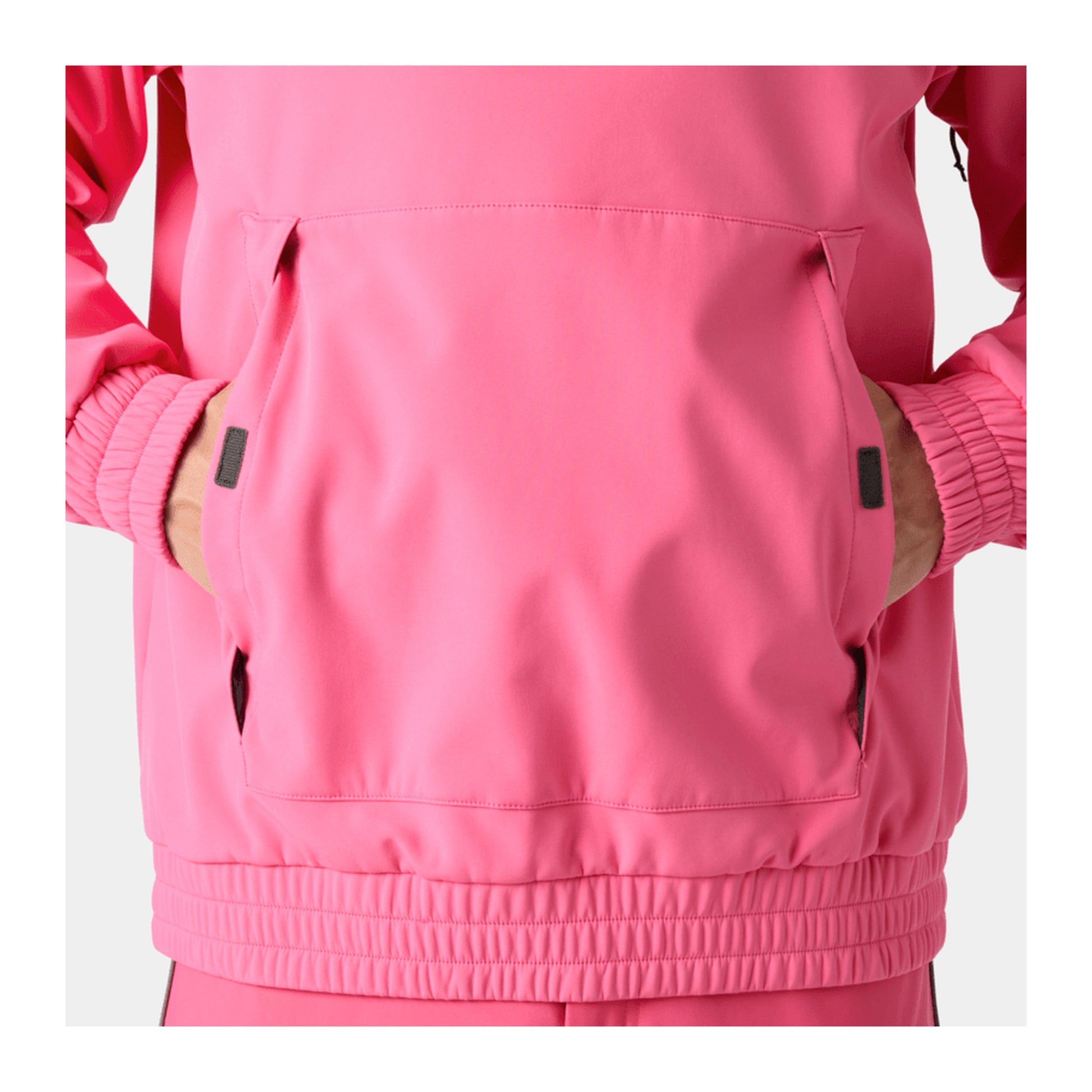 HH Ullr D Ridable Hoodie – Hot Pink – detail
