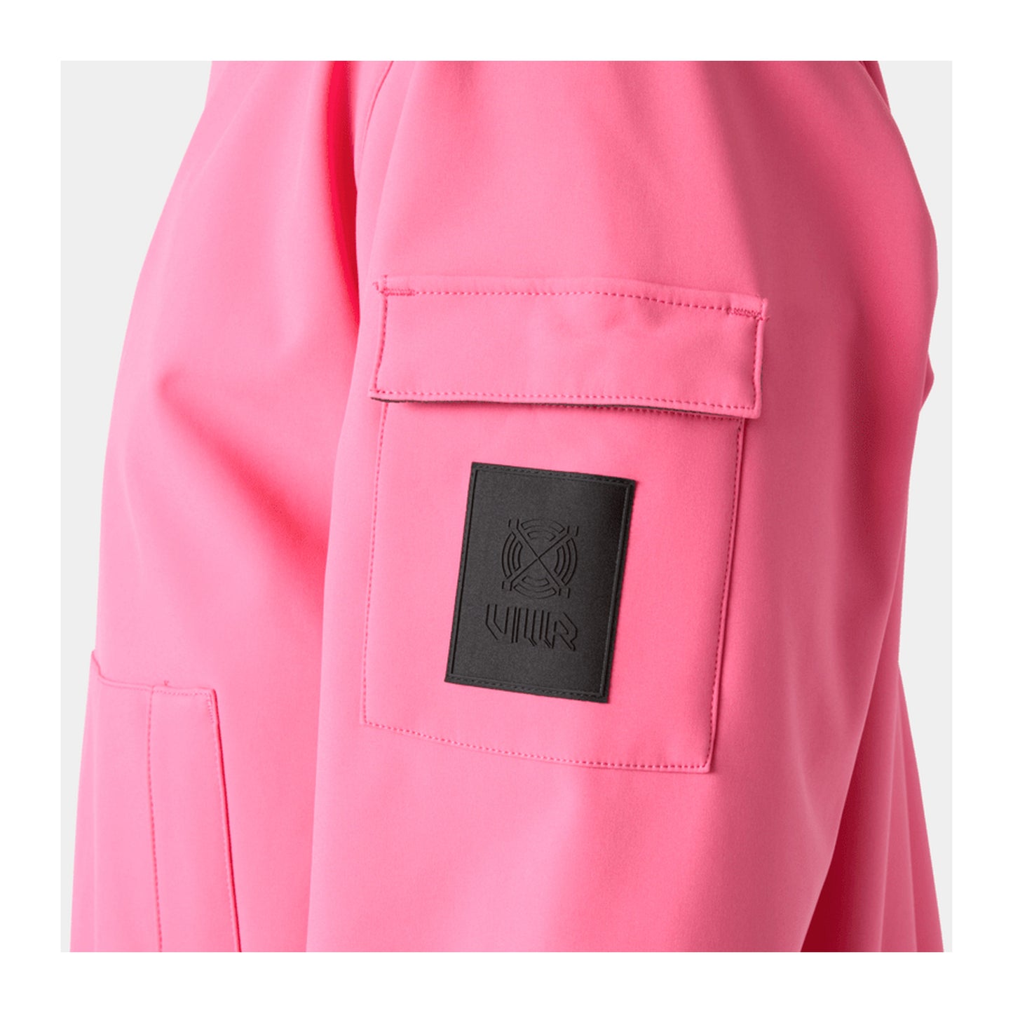HH Ullr D Ridable Hoodie – Hot Pink – detail