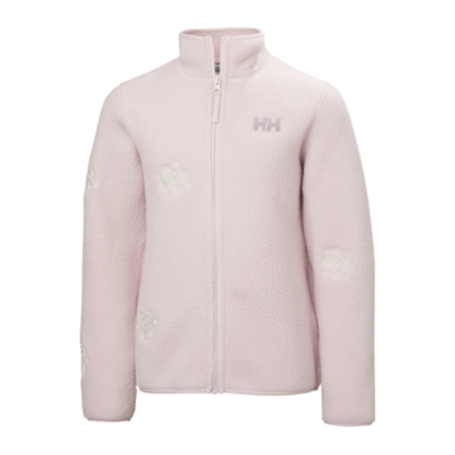 HH Junior Jr Frosty Pile Jacket – Pinkshake Emb – detail