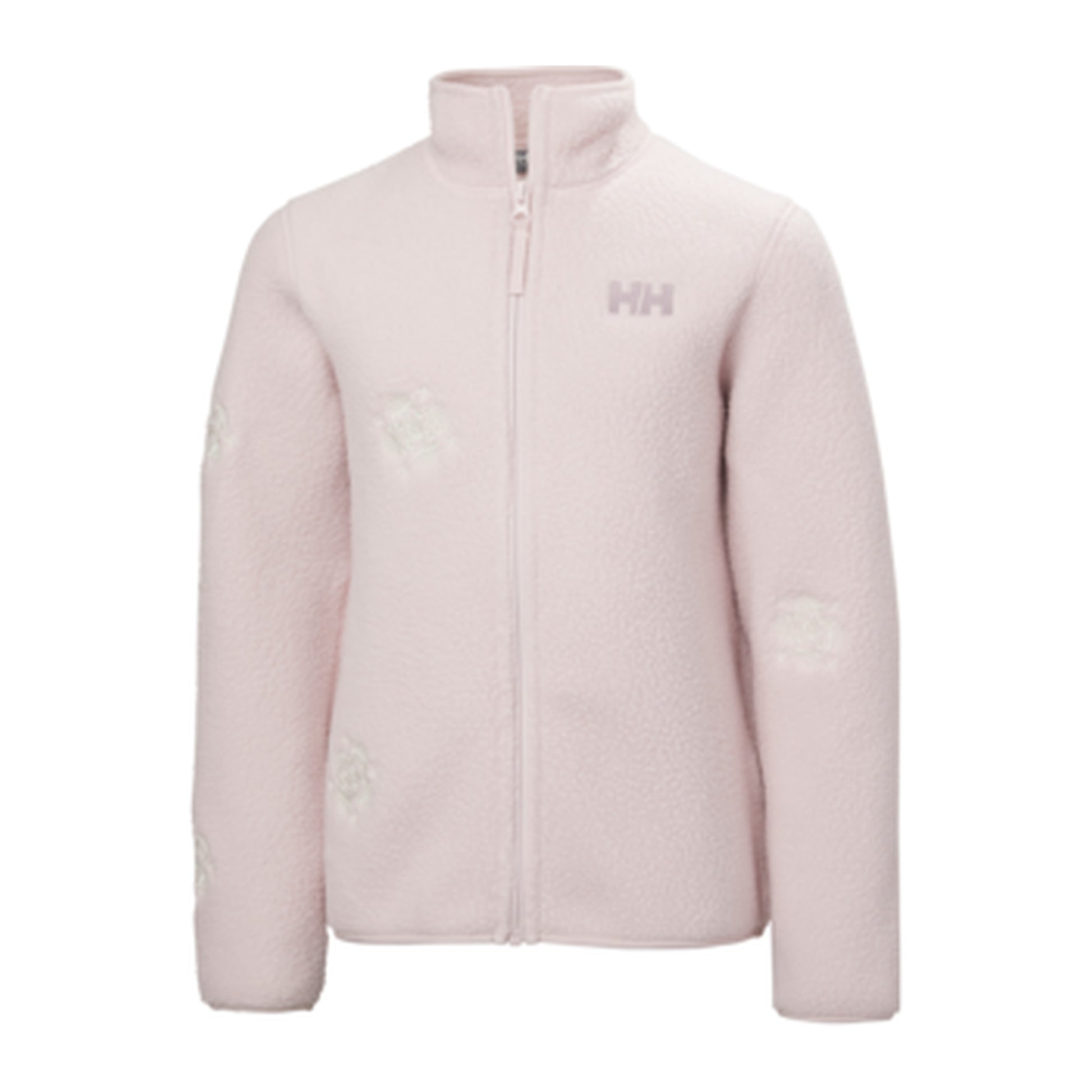 HH Junior Jr Frosty Pile Jacket – Pinkshake Emb – detail