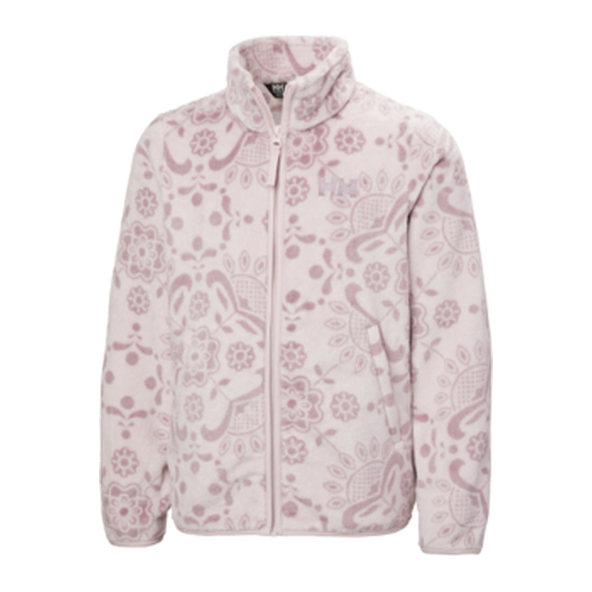 HH Junior Jr Chill Fleece Jacket – Pinkshake Aop – detail