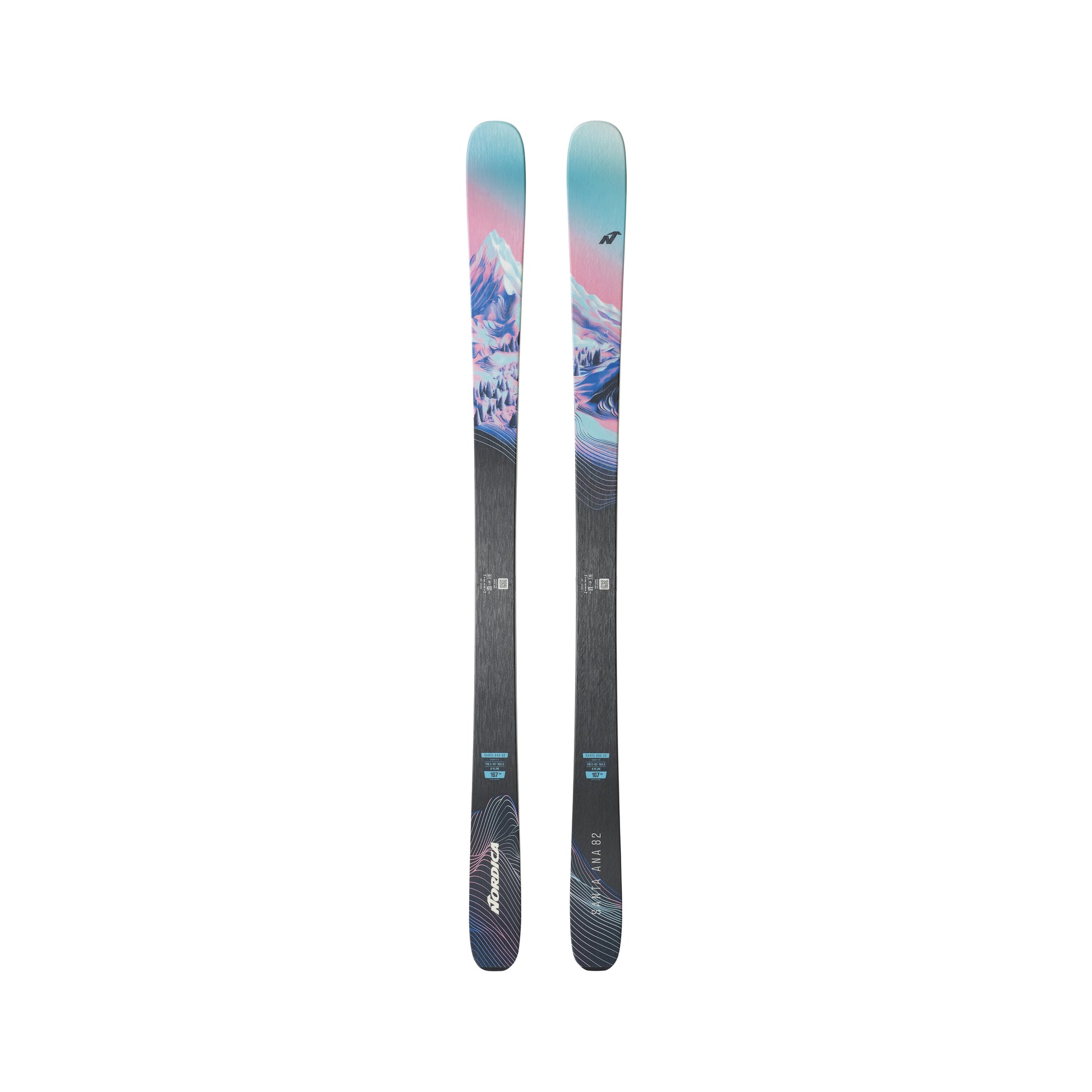 Nordica Santa Ana 82 26/27 all-mountain ski – topsheet